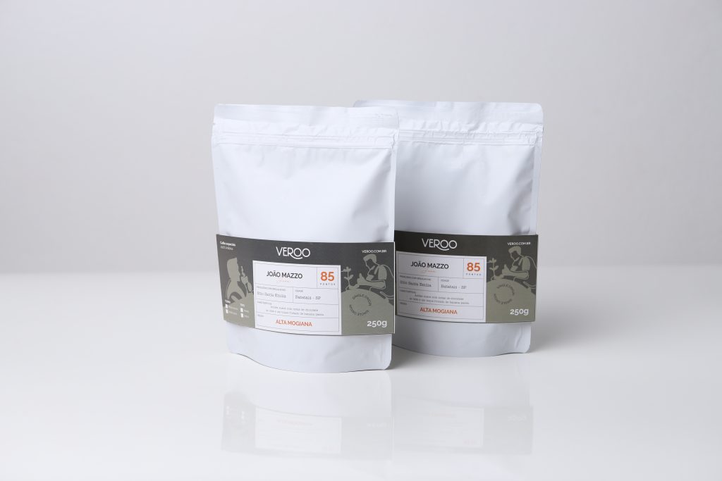 Imagem do pacote de café do mês de agosto - produtor de João Mazzo